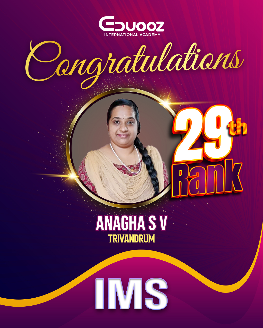 Rank holder portrait: 29 Anagha S V.jpg